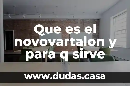 Que es el novovartalon y para q sirve