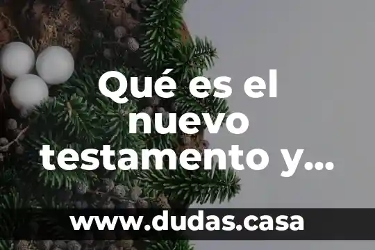 Qué es el nuevo testamento y cuántos libros tiene