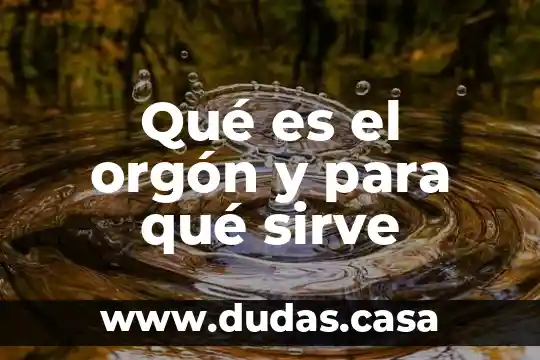 Qué es el orgón y para qué sirve