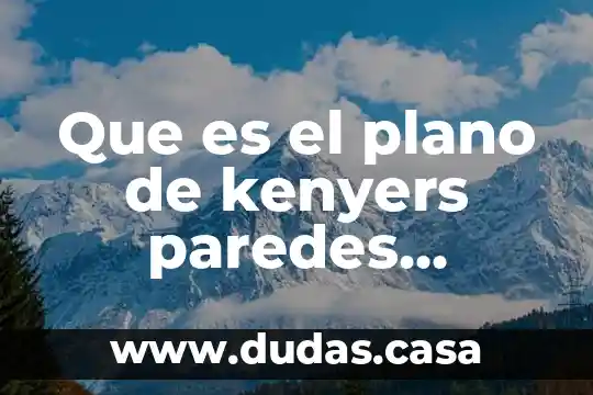 Que es el plano de kenyers paredes abatibles