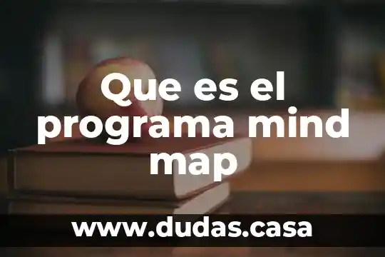 Que es el programa mind map