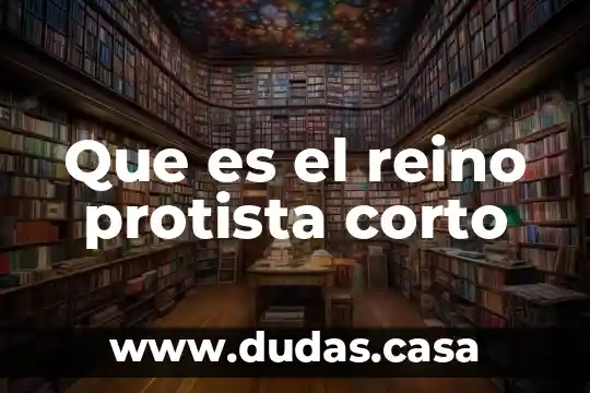 Que es el reino protista corto
