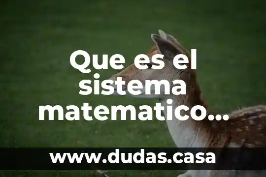 Que es el sistema matematico ingles