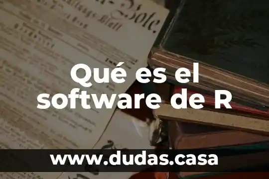 Qué es el software de R