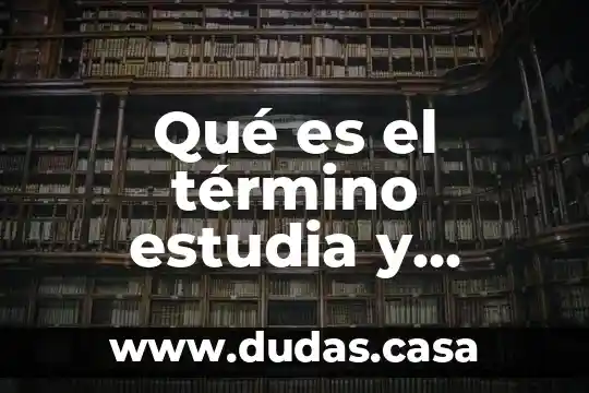 Qué es el término estudia y prepárate para tu desarrollo