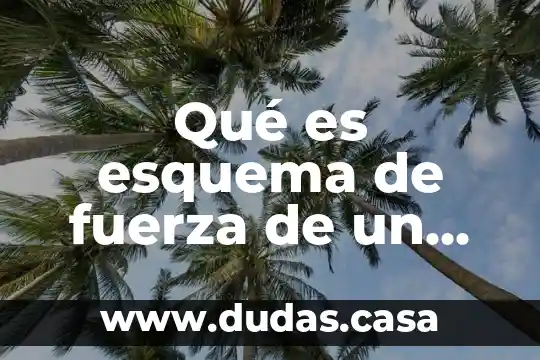 Qué es esquema de fuerza de un motor trifásico