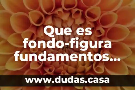 Que es fondo-figura fundamentos basicos de diseño