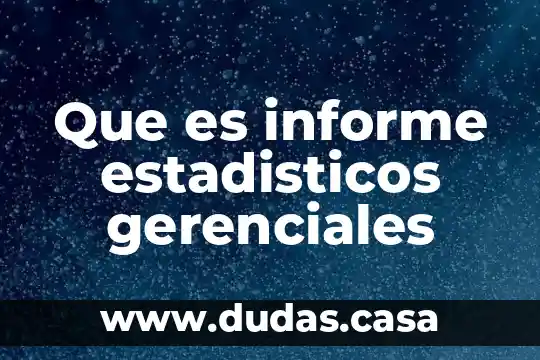 Que es programacion estadisticos stata 5 Que es informe estadisticos gerenciales