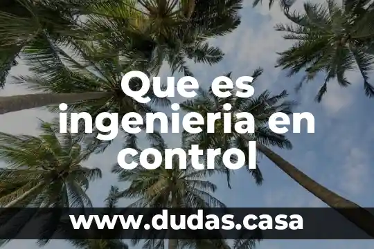 Que es objetivo ingenieria de software 6 Que es ingenieria en control