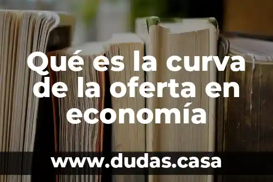 Qué es la curva de la oferta en economía