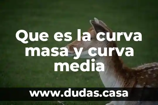 Que es la curva masa y curva media
