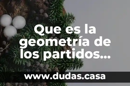 Que es la geometría de los partidos politicos