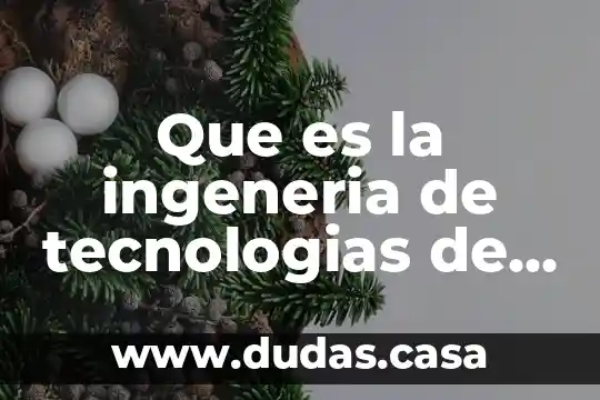 Que es la ingeneria de tecnologias de automatizacion