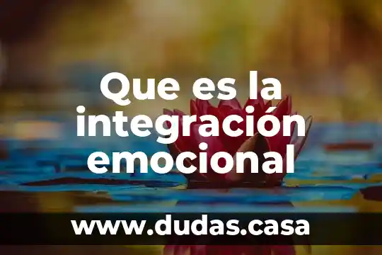 Que es la integración emocional