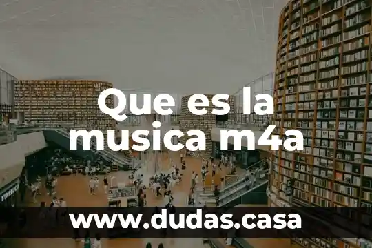 Que es la musica m4a