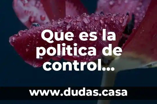 Que es la politica de control demografico