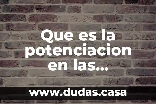 Que es la potenciacion en las tecnologias organizacionales