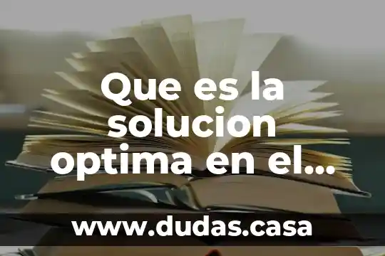 Que es la solucion optima en el metodo simplex