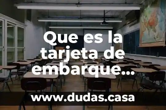 Que es la tarjeta de embarque latam