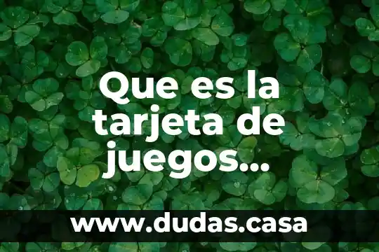 Que es la tarjeta de juegos nintendo switch