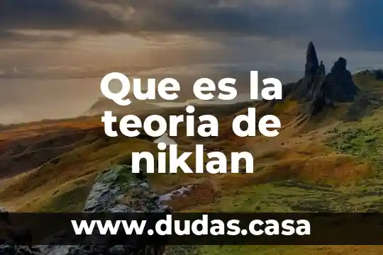 Que es la teoria de niklan