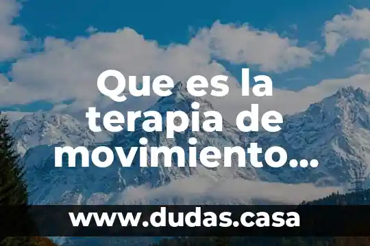 Que es la terapia de movimiento inducido por restricción