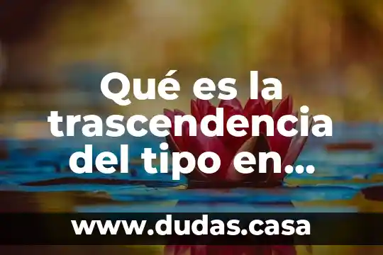 Qué es la trascendencia del tipo en derecho penal