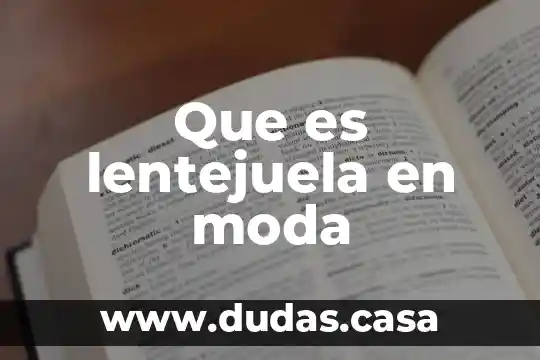 Que es lentejuela en moda