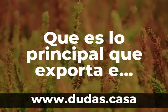 Que es lo principal que exporta e importa suiza