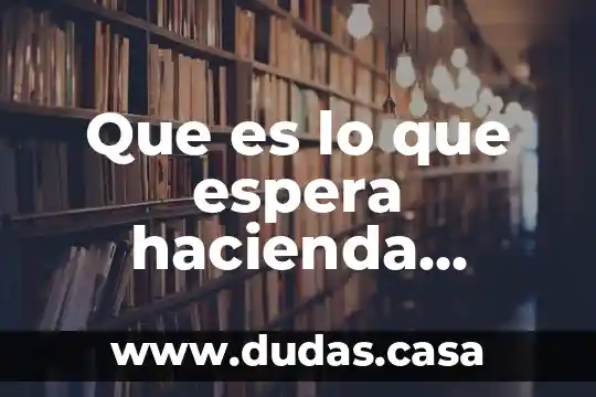 Que es lo que espera hacienda publica del sat