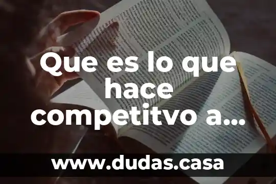 Que es lo que hace competitvo a un hotel ecolgico