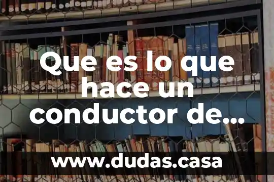 Que es lo que hace un conductor de noticias