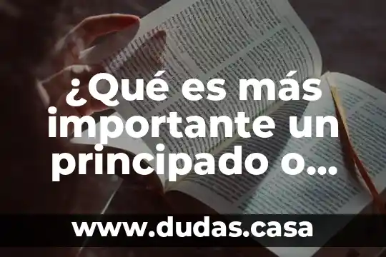 ¿Qué es más importante un principado o un gobernante?