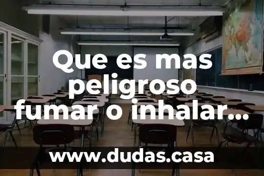 Que es mas peligroso fumar o inhalar cristal