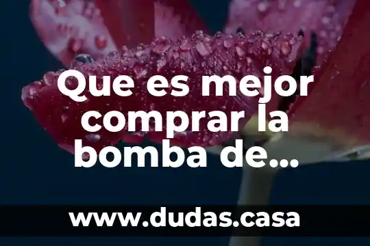 Que es mejor comprar la bomba de gasolina o repuesto