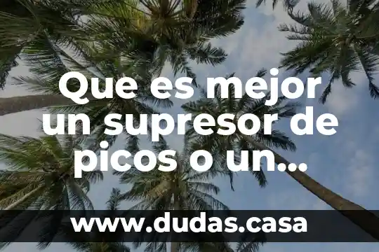 Que es mejor un supresor de picos o un regulador