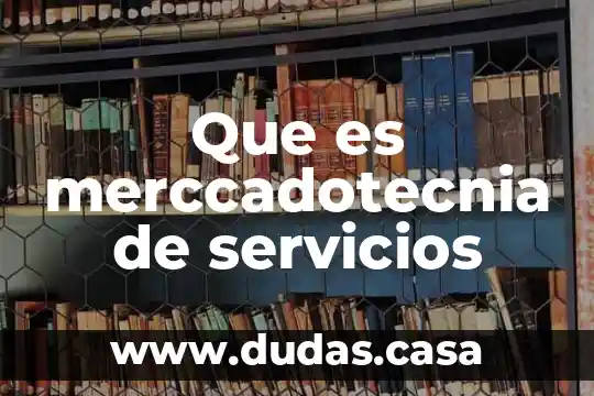 Que es merccadotecnia de servicios