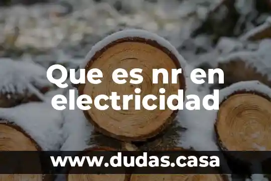 Que es i en electricidad 4 Que es nr en electricidad