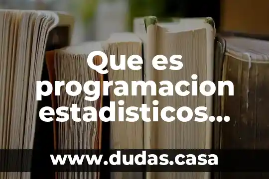 Que es programacion estadisticos stata 5 Que es programacion estadisticos stata