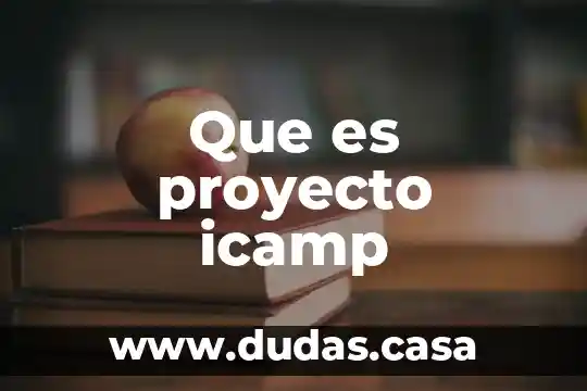 Que es proyecto icamp