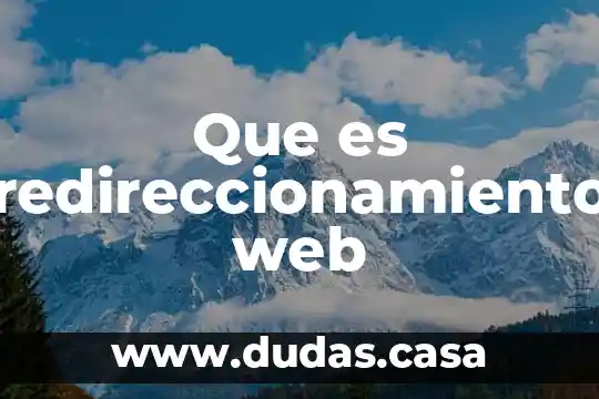 Que es redireccionamiento web