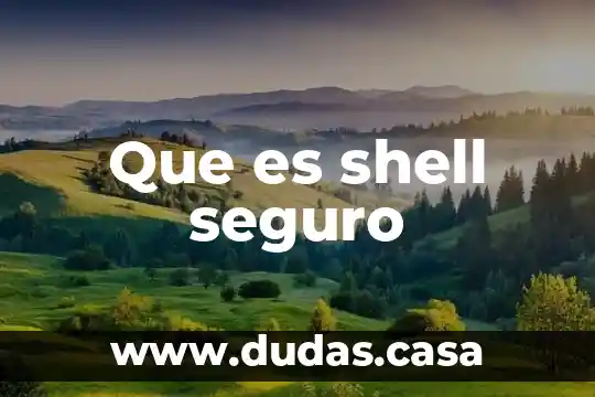 Que es un seguro colectivo de accidentes personales 7 Que es shell seguro