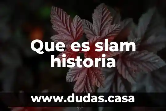 Que es slam historia