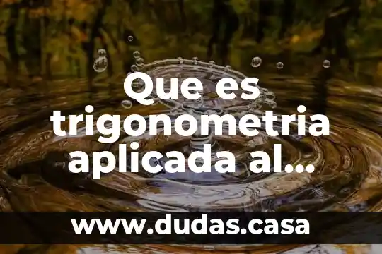 Que es trigonometria aplicada al vector velocidad y aceleracion