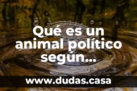 Qué es un animal político según Morgenthau