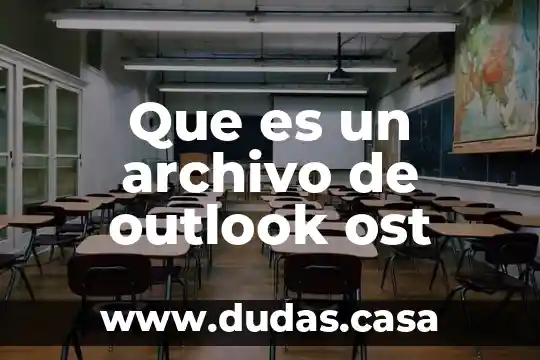 Que es un archivo de outlook ost