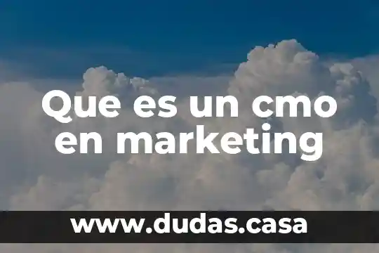 Que es un cmo en marketing