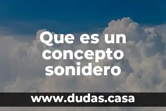 Que es un concepto sonidero