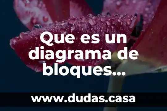 Que es un diagrama de bloques empresa