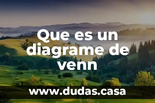 Que es un diagrame de venn